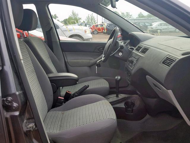 1FAFP34N47W290835 - 2007 FORD FOCUS ZX4 GRAY photo 5