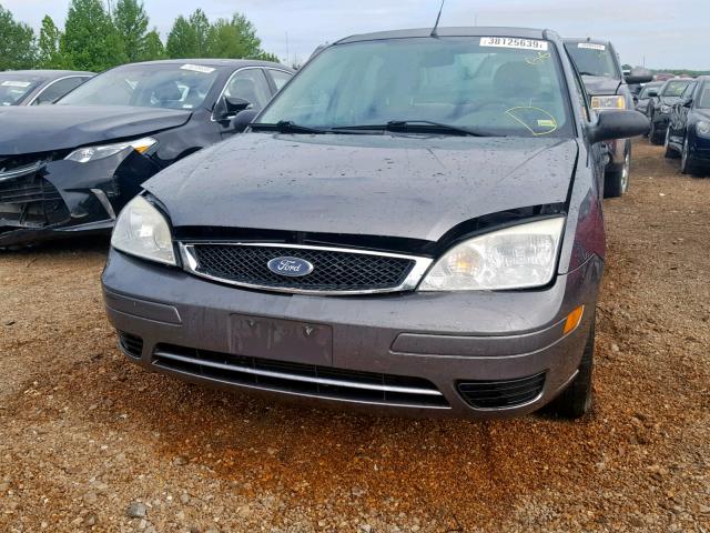 1FAFP34N47W290835 - 2007 FORD FOCUS ZX4 GRAY photo 9