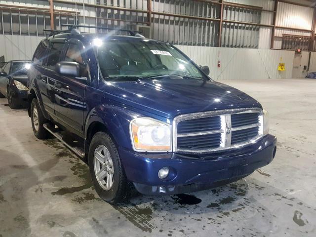 1D4HB48D54F160361 - 2004 DODGE DURANGO SL BLUE photo 1