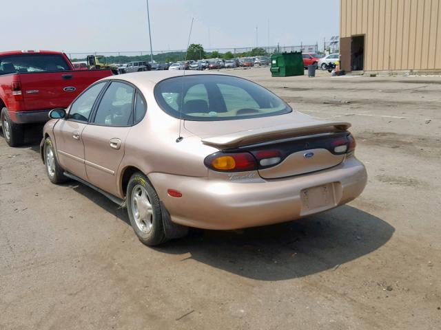 1FALP52UXVG165211 - 1997 FORD TAURUS GL TAN photo 3