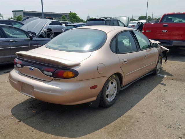 1FALP52UXVG165211 - 1997 FORD TAURUS GL TAN photo 4