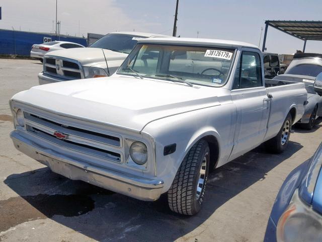 CE148S132778 - 1968 CHEVROLET C-10 WHITE photo 2