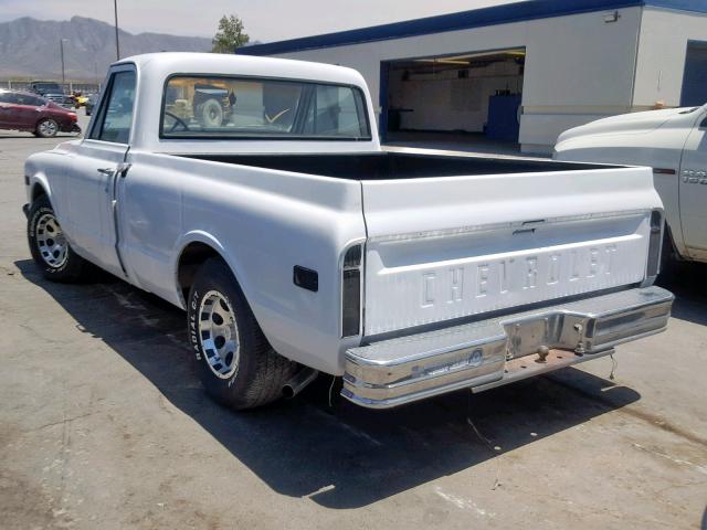 CE148S132778 - 1968 CHEVROLET C-10 WHITE photo 3