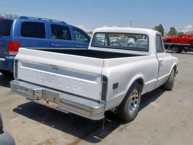 CE148S132778 - 1968 CHEVROLET C-10 WHITE photo 4