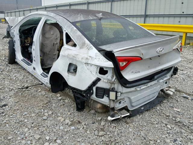 5NPE34AB4FH090575 - 2015 HYUNDAI SONATA SPO WHITE photo 3