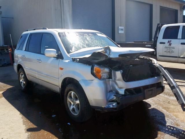 5FNYF18368B052266 - 2008 HONDA PILOT SE SILVER photo 1