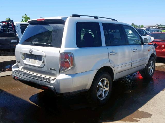 5FNYF18368B052266 - 2008 HONDA PILOT SE SILVER photo 4