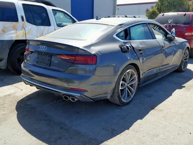 WAUC4CF55KA002178 - 2019 AUDI S5 PRESTIG GRAY photo 4