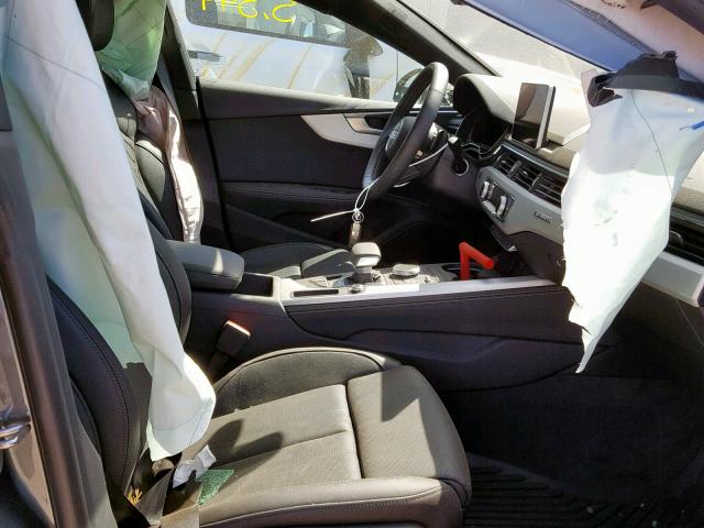 WAUC4CF55KA002178 - 2019 AUDI S5 PRESTIG GRAY photo 5