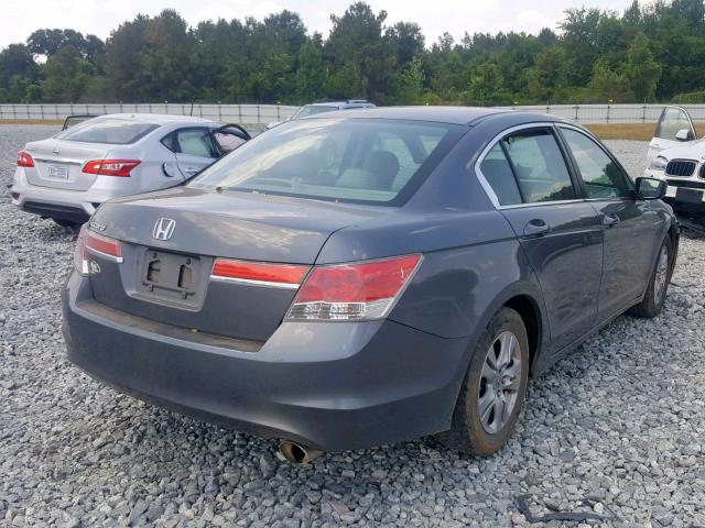 1HGCP2F42CA217807 - 2012 HONDA ACCORD LXP GRAY photo 4