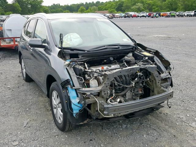 2HKRM4H73DH644637 - 2013 HONDA CR-V EXL GRAY photo 1