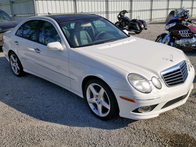 WDBUF56X49B418269 - 2009 MERCEDES-BENZ E 350 WHITE photo 1