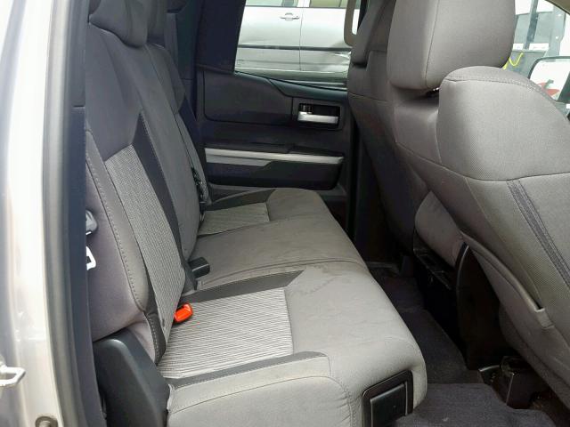 5TFUM5F13FX062544 - 2015 TOYOTA TUNDRA DOU SILVER photo 6