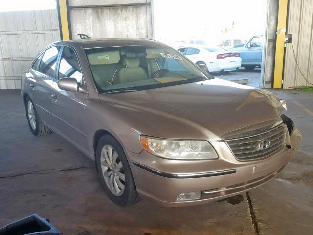 KMHFC46F27A218722 - 2007 HYUNDAI AZERA SE TAN photo 1