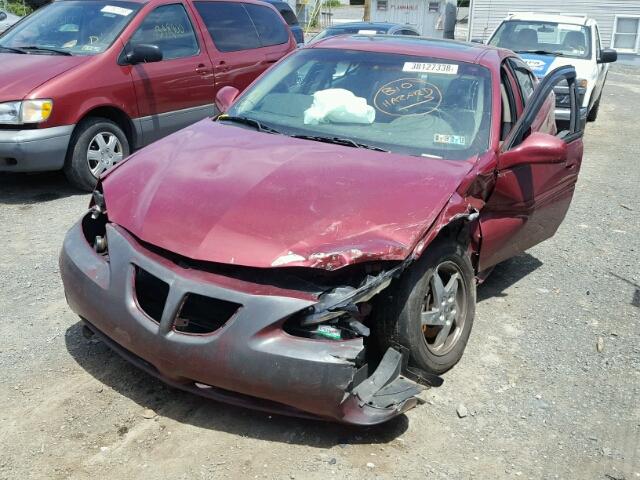 2G2WS522041123134 - 2004 PONTIAC GRAND PRIX წითელი ფოტო 2