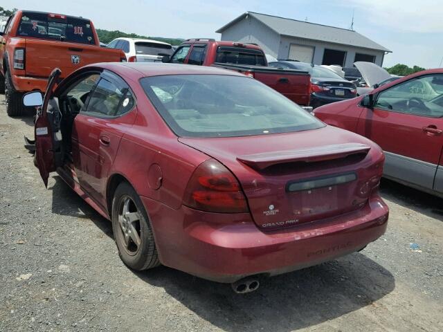2G2WS522041123134 - 2004 PONTIAC GRAND PRIX წითელი ფოტო 3