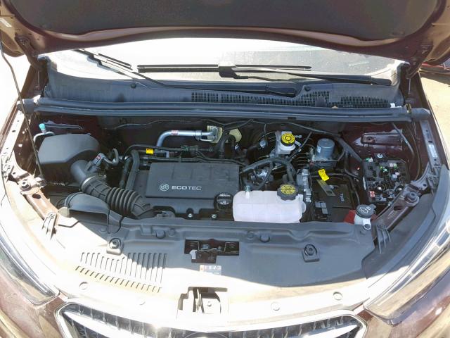 KL4CJASB7JB593726 - 2018 BUICK ENCORE PRE BURGUNDY photo 7