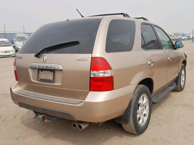 2HNYD18681H001555 - 2001 ACURA MDX TOURIN BEIGE photo 4