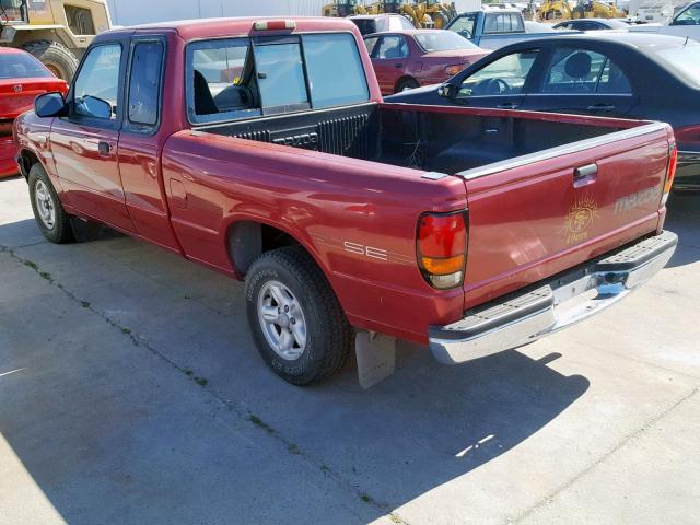 4F4CR16A0TTM21395 - 1996 MAZDA B2300 CAB RED photo 3