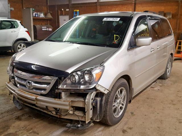 5FNRL38836B049729 - 2006 HONDA ODYSSEY TO SILVER photo 2