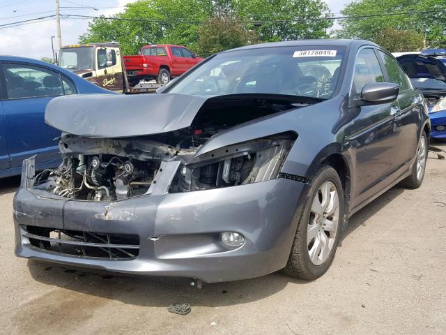 1HGCP3F84AA031238 - 2010 HONDA ACCORD EXL GRAY photo 2