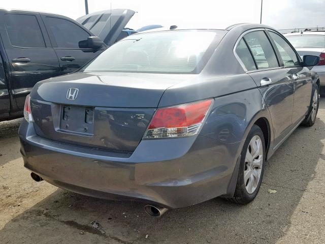 1HGCP3F84AA031238 - 2010 HONDA ACCORD EXL GRAY photo 4