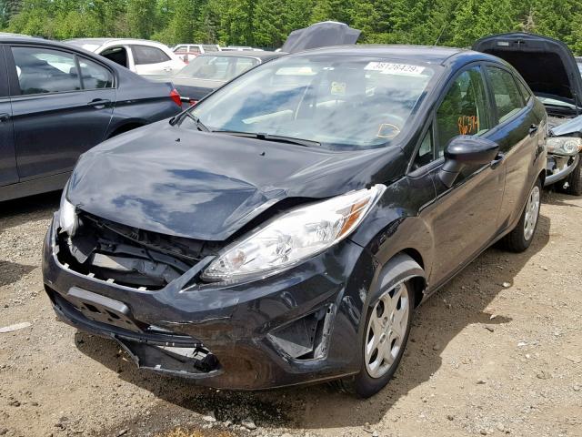 3FADP4AJ6DM227519 - 2013 FORD FIESTA S BLACK photo 2