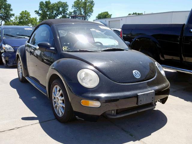 3VWCM31Y95M317316 - 2005 VOLKSWAGEN NEW BEETLE შავი ფოტო 1