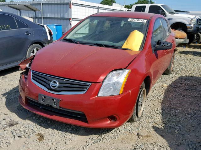 3N1AB6AP6AL631517 - 2010 NISSAN SENTRA 2.0 RED photo 2