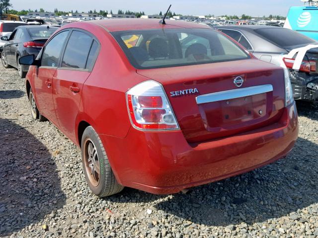 3N1AB6AP6AL631517 - 2010 NISSAN SENTRA 2.0 RED photo 3