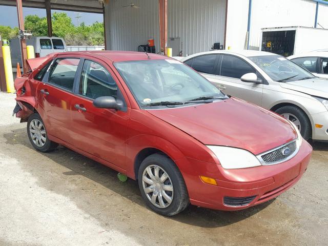 1FAFP34N75W234983 - 2005 FORD FOCUS ZX4 BURGUNDY photo 1