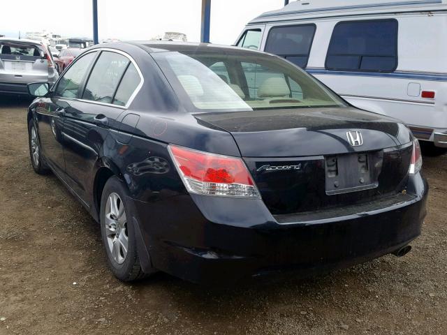 1HGCP2F42AA129708 - 2010 HONDA ACCORD LXP BLACK photo 3