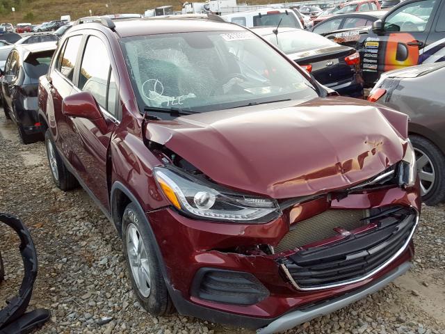 3GNCJPSB4HL163600 - 2017 CHEVROLET TRAX 1LT MAROON photo 1