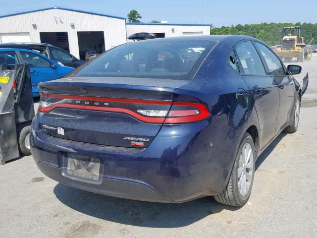 1C3CDFDH8FD142204 - 2015 DODGE DART SE AE BLUE photo 4