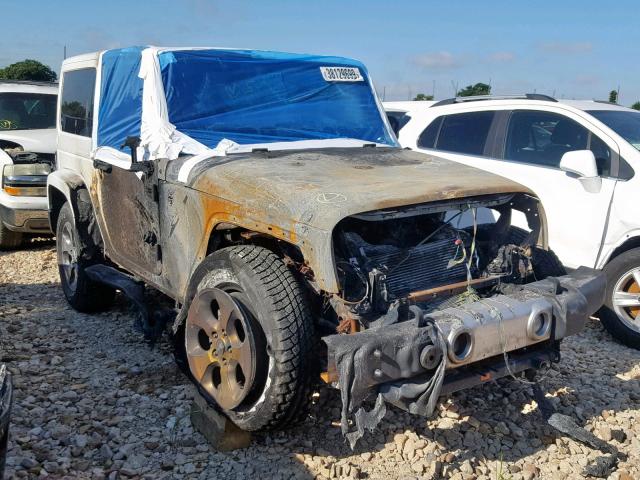 1C4AJWBG2EL260081 - 2014 JEEP WRANGLER S თეთრი ფოტო 1