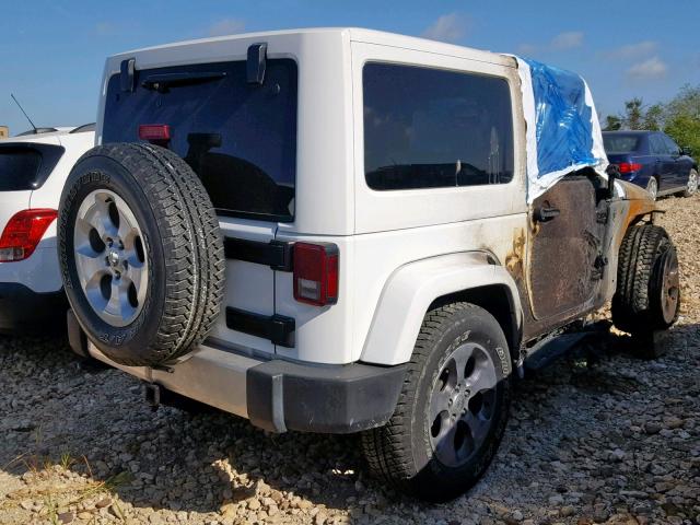 1C4AJWBG2EL260081 - 2014 JEEP WRANGLER S თეთრი ფოტო 4