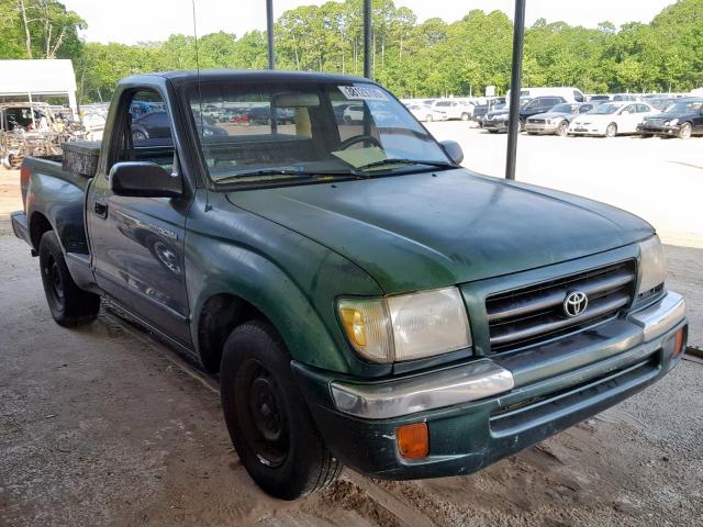 4TANL42N9YZ681906 - 2000 TOYOTA TACOMA GREEN photo 1