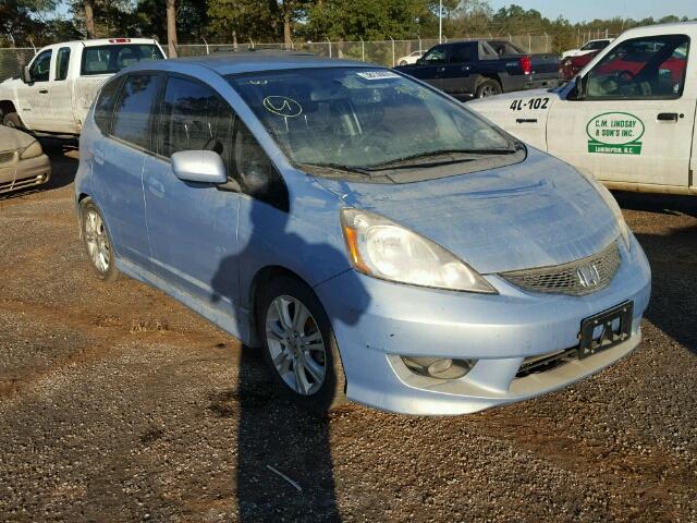 JHMGE88469S031730 - 2009 HONDA FIT SPORT BLUE photo 1