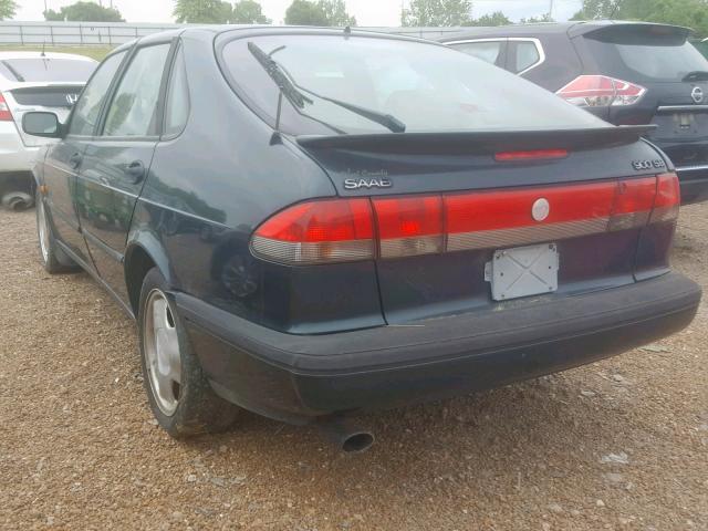 YS3DF58N0T2029304 - 1996 SAAB 900 SE TUR GREEN photo 3