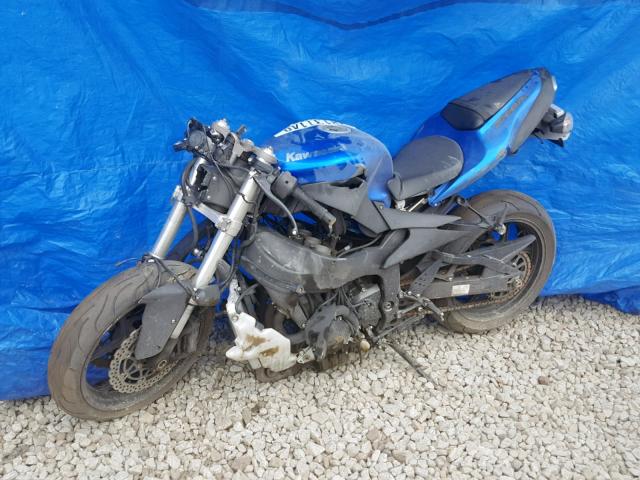 JKAZX4P198A046029 - 2008 KAWASAKI ZX600 P BLUE photo 2