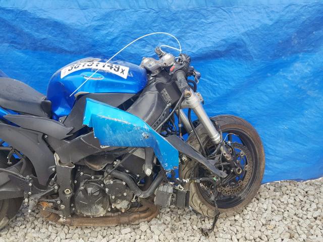 JKAZX4P198A046029 - 2008 KAWASAKI ZX600 P BLUE photo 5