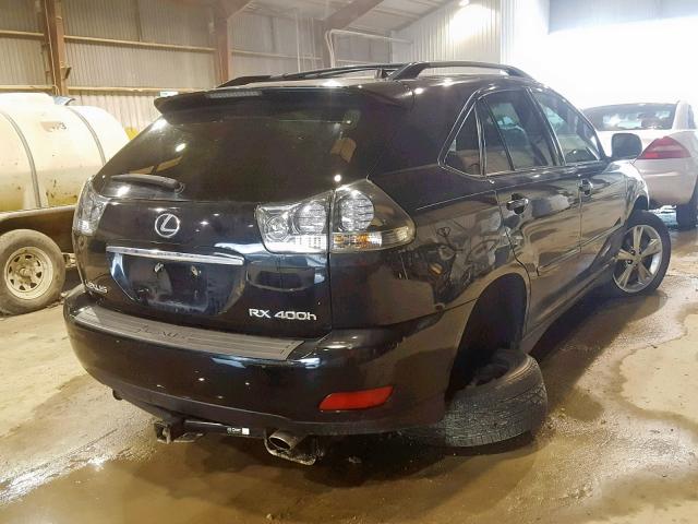 JTJHW31U460025638 - 2006 LEXUS RX BLACK photo 4