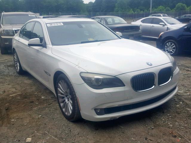 WBAKA83509CY34371 - 2009 BMW 750 I WHITE photo 1