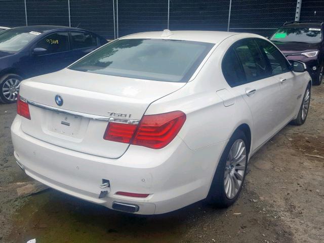 WBAKA83509CY34371 - 2009 BMW 750 I WHITE photo 4