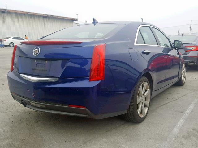 1G6AB5RA0D0164204 - 2013 CADILLAC ATS LUXURY BLUE photo 4