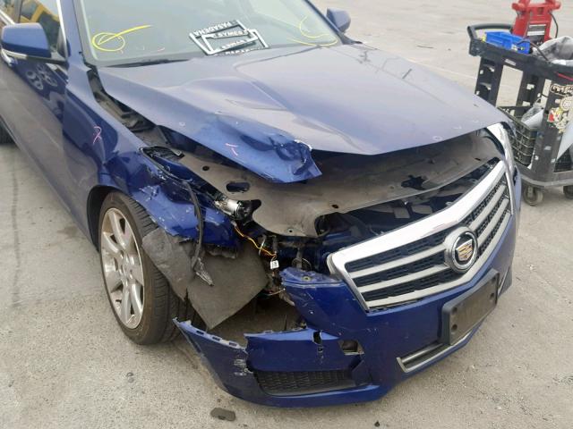 1G6AB5RA0D0164204 - 2013 CADILLAC ATS LUXURY BLUE photo 9