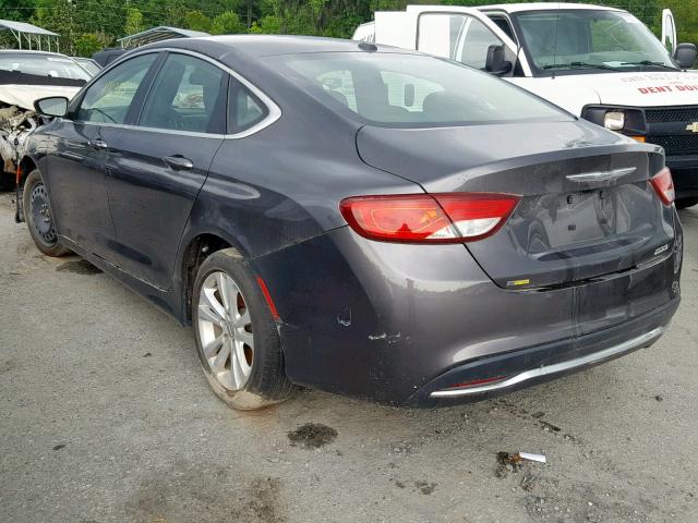 1C3CCCAB2FN602680 - 2015 CHRYSLER 200 LIMITE GRAY photo 3