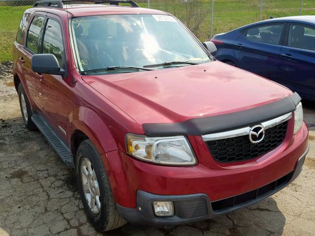 4F2CZ96178KM08471 - 2008 MAZDA TRIBUTE S RED photo 1