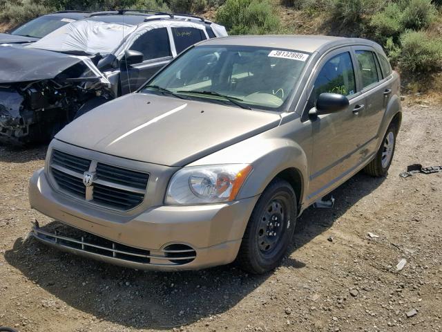 1B3HB28B98D757709 - 2008 DODGE CALIBER TAN photo 2