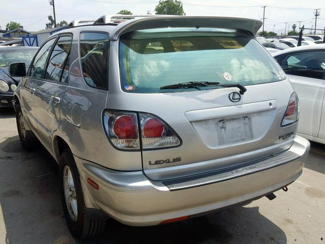 JTJHF10U910214333 - 2001 LEXUS RX 300 SILVER photo 3